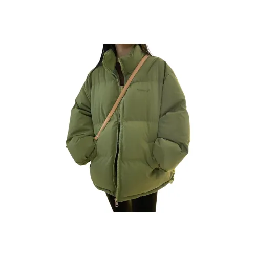 PAZZO Оливково-зеленый Женские пуховики