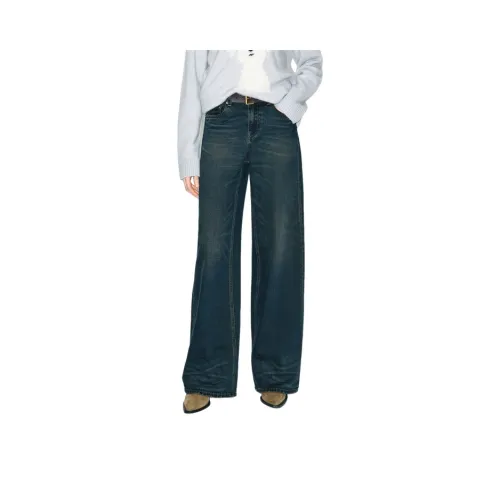 MO CO Джинсовый синий Женские джинсы