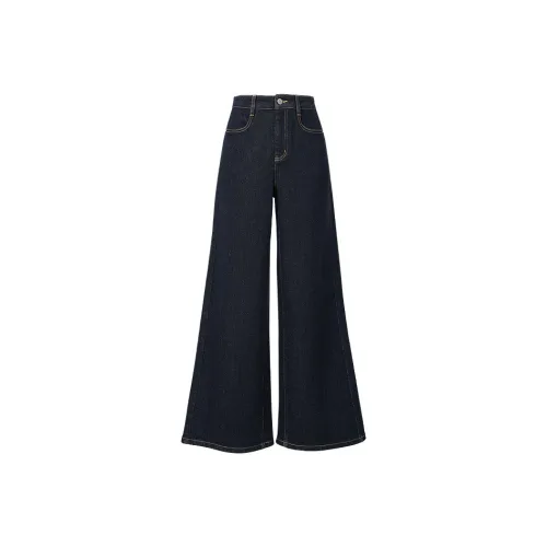 Hopeshow Темно-джинсовый синий 072 Женские джинсы