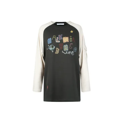 Valeria Obbaco Свитшот Унисекс Черный Белый