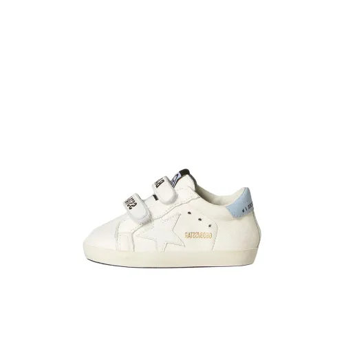 Golden Goose SCHOOL Slip-resistant Abrasion-resistant Низкий топ Обувь для малышей Белый Infant и Toddler