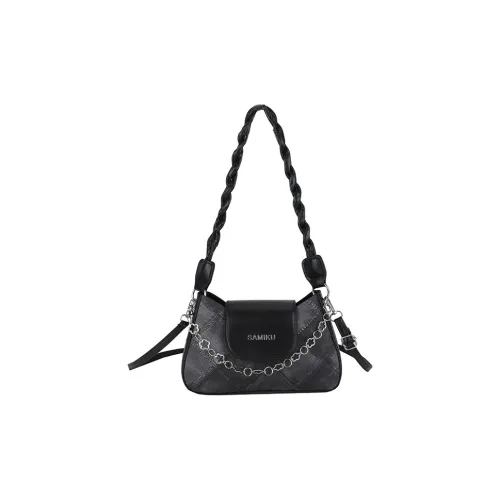 WRELS ПУ (полиуретан) Сумка через плечо Женская Черная Кофейная Красная