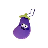 Милый мультяшный брелок в виде баклажана