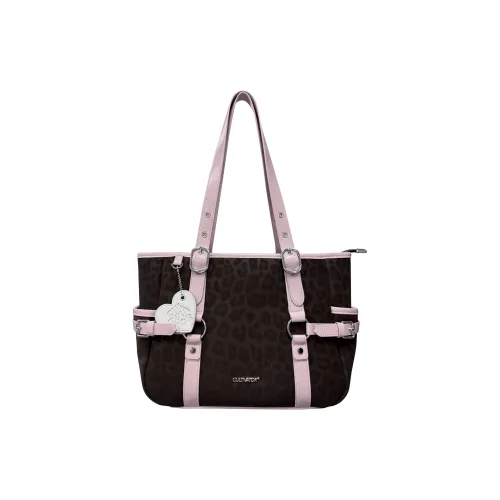 CULTIVATOR ПУ (полиуретан) Сумка через плечо Женская с леопардовым принтом и цветовым блоком