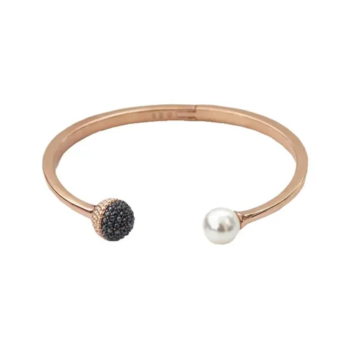 Swarovski Lollypop Искусственный кристалл Браслеты Унисекс Розовое золото