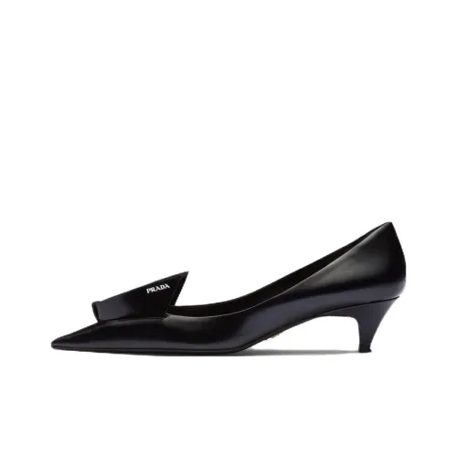 PRADA Узкий каблук Высокие каблуки 4,5 см Женские Черный
