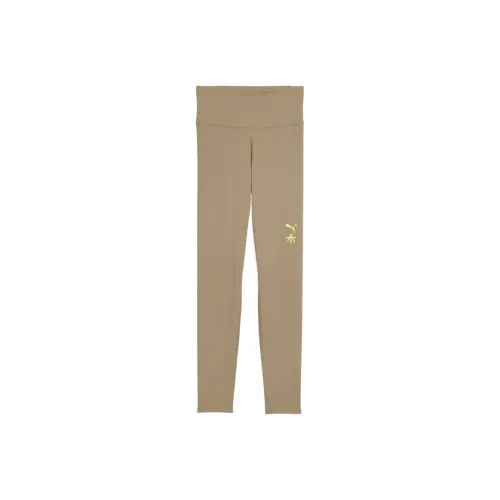 PUMA X ALEX TOUSSAINT Мшисто-зеленые Женские Спортивные Брюки