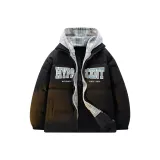 Чёрный с синим капюшоном