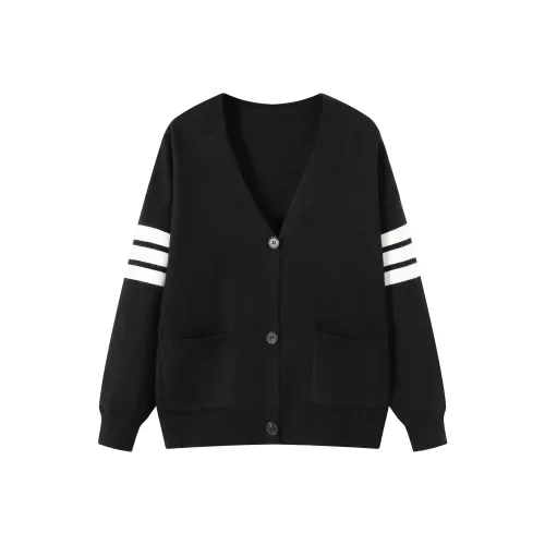 DDXZXIZI Черный Женский Трикотаж