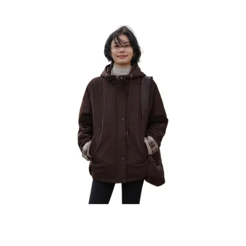 Dme Темно-коричневый женский пуховик