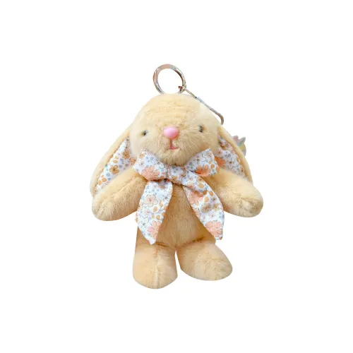 Happy Fish Цветочный Длинный Ухо Drop Кролик Плюшевый Брелок 15 см Рекомендуемая высота