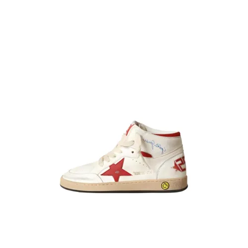 Golden Goose Лазурь Звезда High Топ Обувь для малышей Белый Infant And Toddler