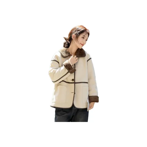 Dme Светлый хаки Женские бархатные куртки