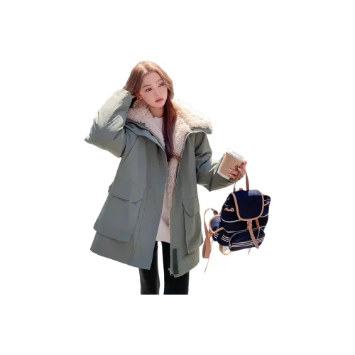 XIAOJUANYAOJIAYOU Хлопковый пуховик женский