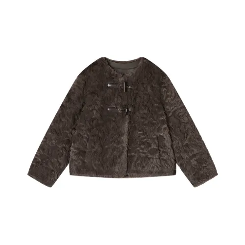 XIANGYING Кофе Женские Меховые изделия