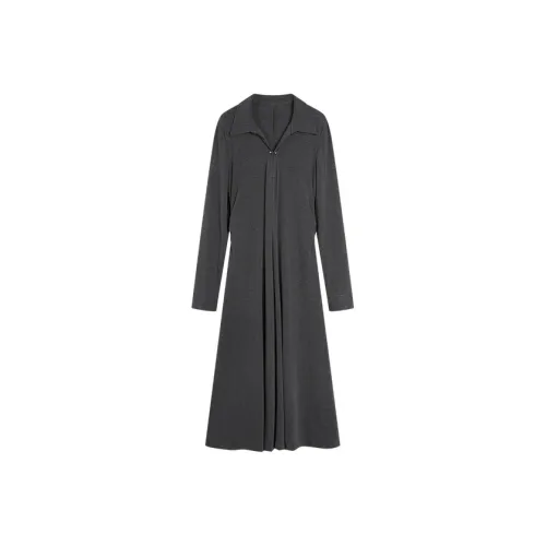 ELLE Длинное платье с длинными рукавами женское