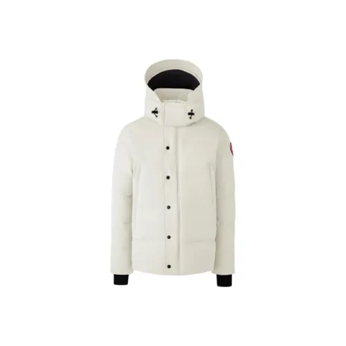 Canada Goose Wyndham Series Пуховик Parka Пальто Зимний Мужской Рассветно-белый