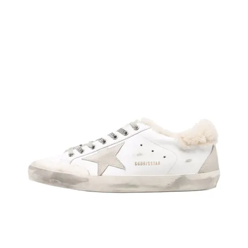 Golden Goose Супер Звезда Низкий Топ Стильный Скейтбординг Мужской Белый
