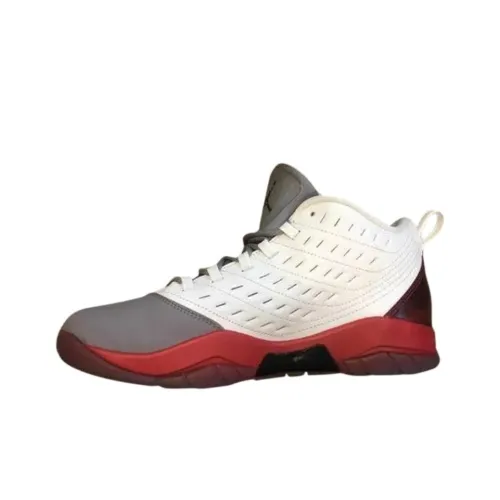 Джордан Velocity MID Топ Детские Баскетбольные Кроссовки Белый Серый Красный Подростки