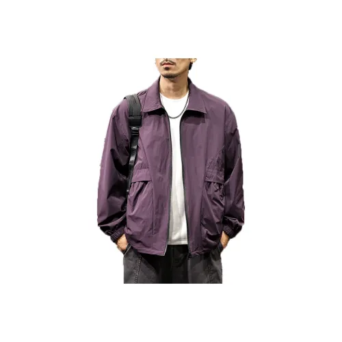 LUJIEBANG Фиолетовый Мужской Куртки