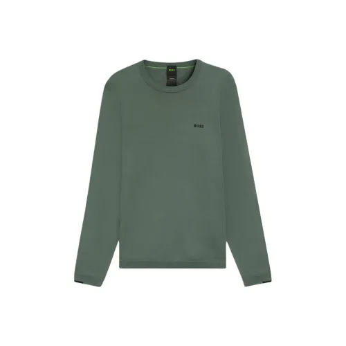 Hugo Boss Зеленый Мужской Свитшот