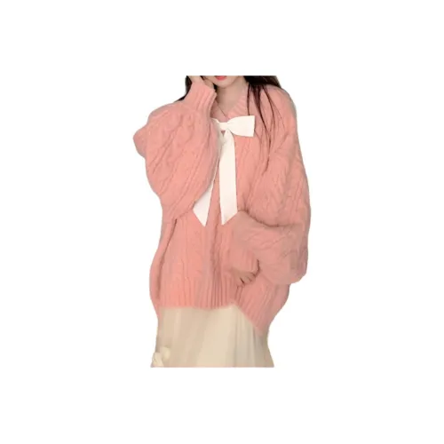 ZVJH Розовый Женский Трикотаж