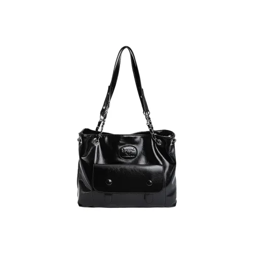 WXRX ПУ (полиуретан) Сумка через плечо Стандартная Унисекс Черная