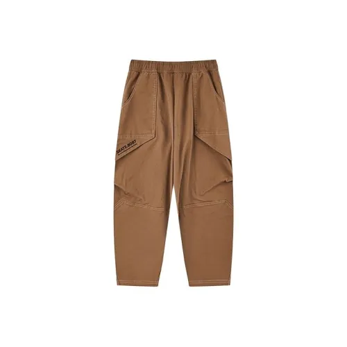 QIAODAN Какао-коричневые детские тренировочные штаны