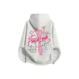 Бело-серый вереск, флисовая подкладка