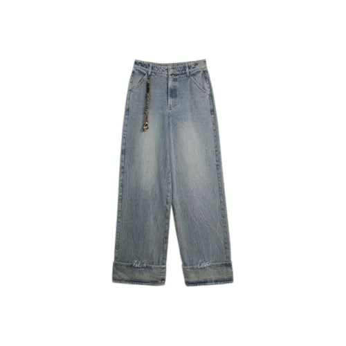 ELLE Джинсовый синий Женские джинсы