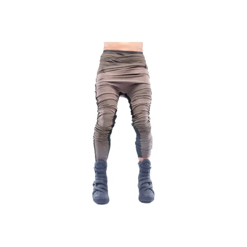 DEMOBAZA Leggings Rib Earth Casual Pants Men's