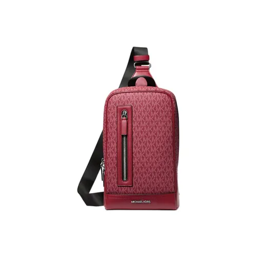 MICHAEL KORS Cooper Покрытый холст Sling Сумка Мужская Вишня