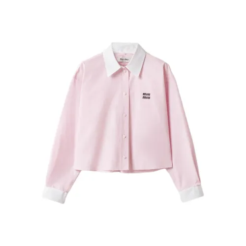 MIU MIU Розовые Женские Рубашки