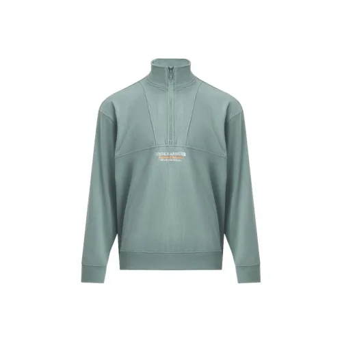 Under Armour Свитшот Мужской Змеиный принт Каменно-зеленый 323