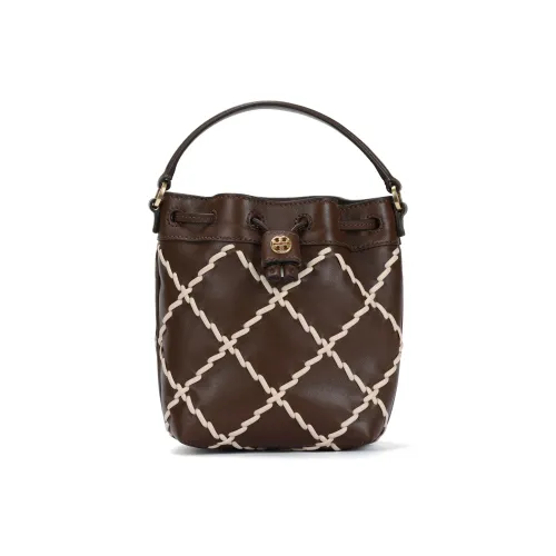 TORY BURCH Кожа Через плечо Сумка Мини Женская Кофейно-коричневая