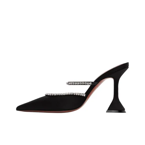 AMINA MUADDI Домашние тапочки Женские Черные