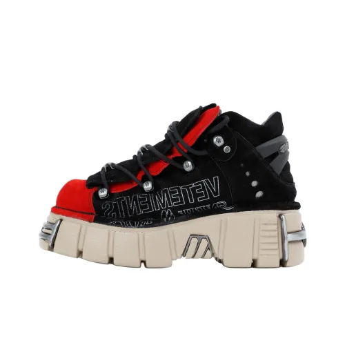 Vetements Платформа Обувь Унисекс Черная