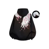 Черный (90% белый утиный пух, свитшот)