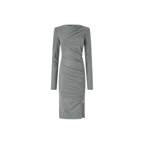 PINKO Длинное платье с длинными рукавами женское