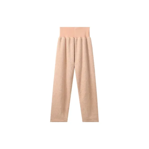 QIAOYUN Розовые Женские Пижамные Штаны