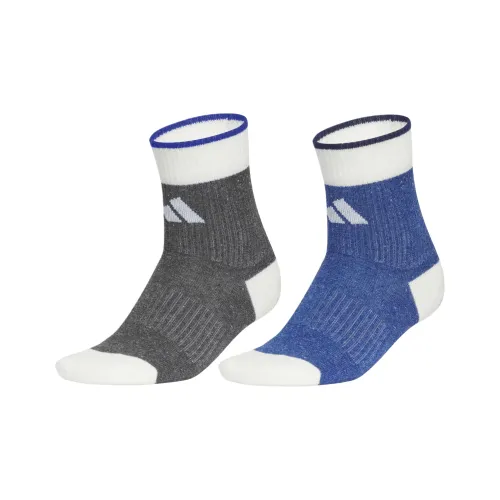 Adidas 2 пачки Темный Фотиния Серый Королевский Синий Kids носки