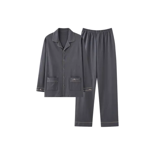MADALLO Серый Мужской Пижамный Комплект