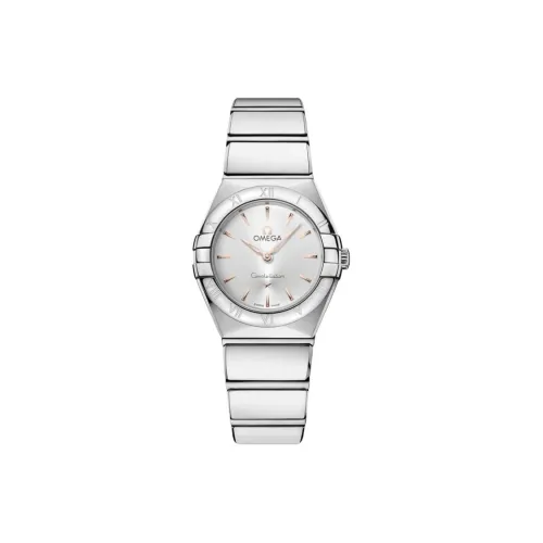 OMEGA Quartz Механизм Женские Constellation Series Constellation Watch Часы 25 мм Серебряные