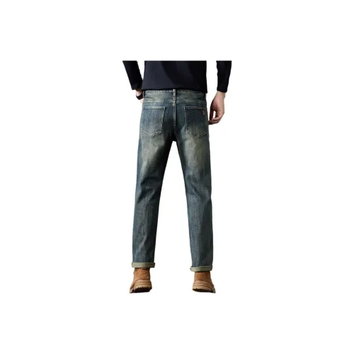CHAORENBANG Синий Мужской Джинсы