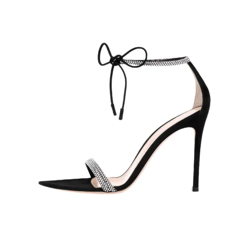 GIANVITO ROSSI One Ремень Сандалии 10,5 см Женские Черные