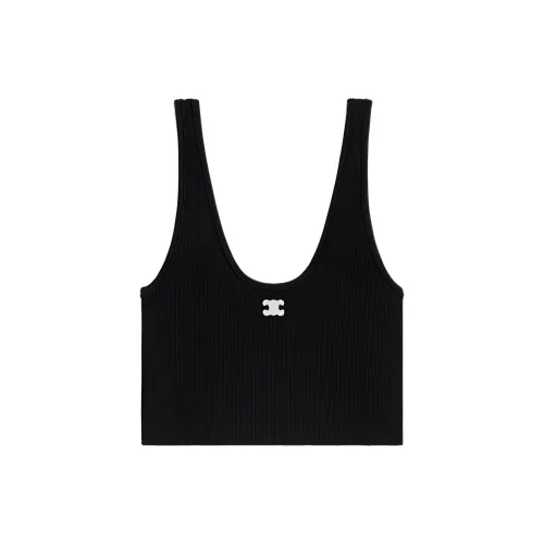 CELINE Triomphe SS25 Бюстгальтер Женский 1 Пачка Черный