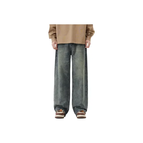 FOREVER 21 Ностальгический синий Мужские Джинсы