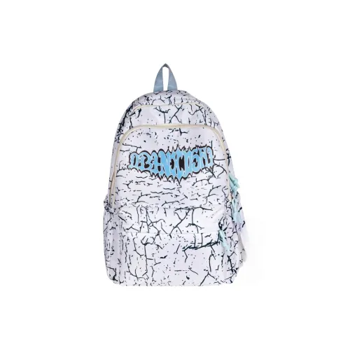 Xmithie Nylon Backpack Standard Unisex White Black Xmithie Нейлон Рюкзак Стандартный Унисекс Белый Черный