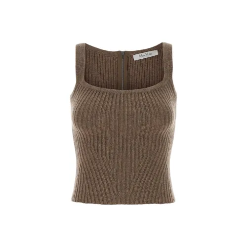 MaxMara Коричневые Женские Майки