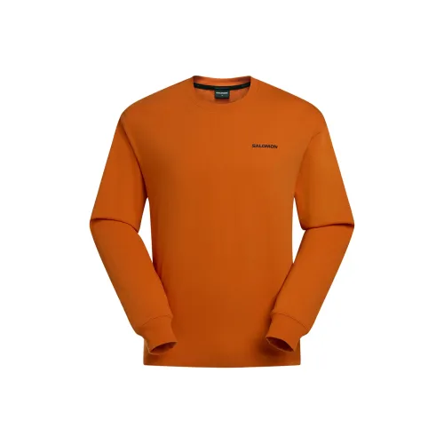 SALOMON Golden Абрикос Унисекс Свитшоты